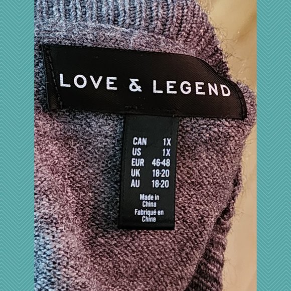 Love & Legend Sequined Reindeer Antlers Christmas Sweater - Picture 4 of 4